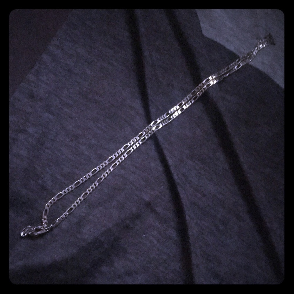 Sterling silver link necklace
